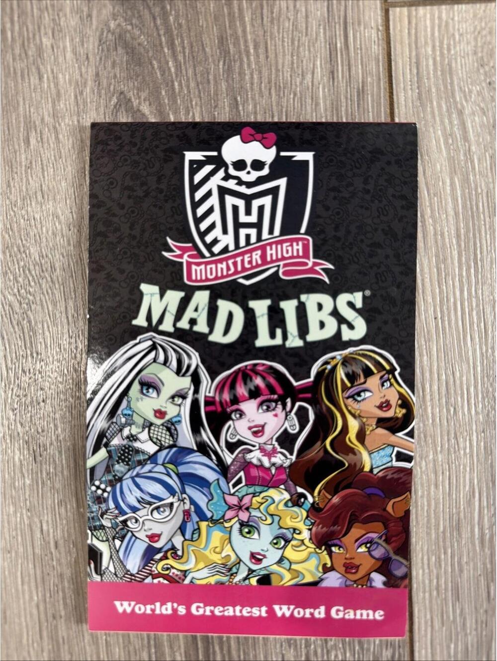 Monster High Mad Libs
